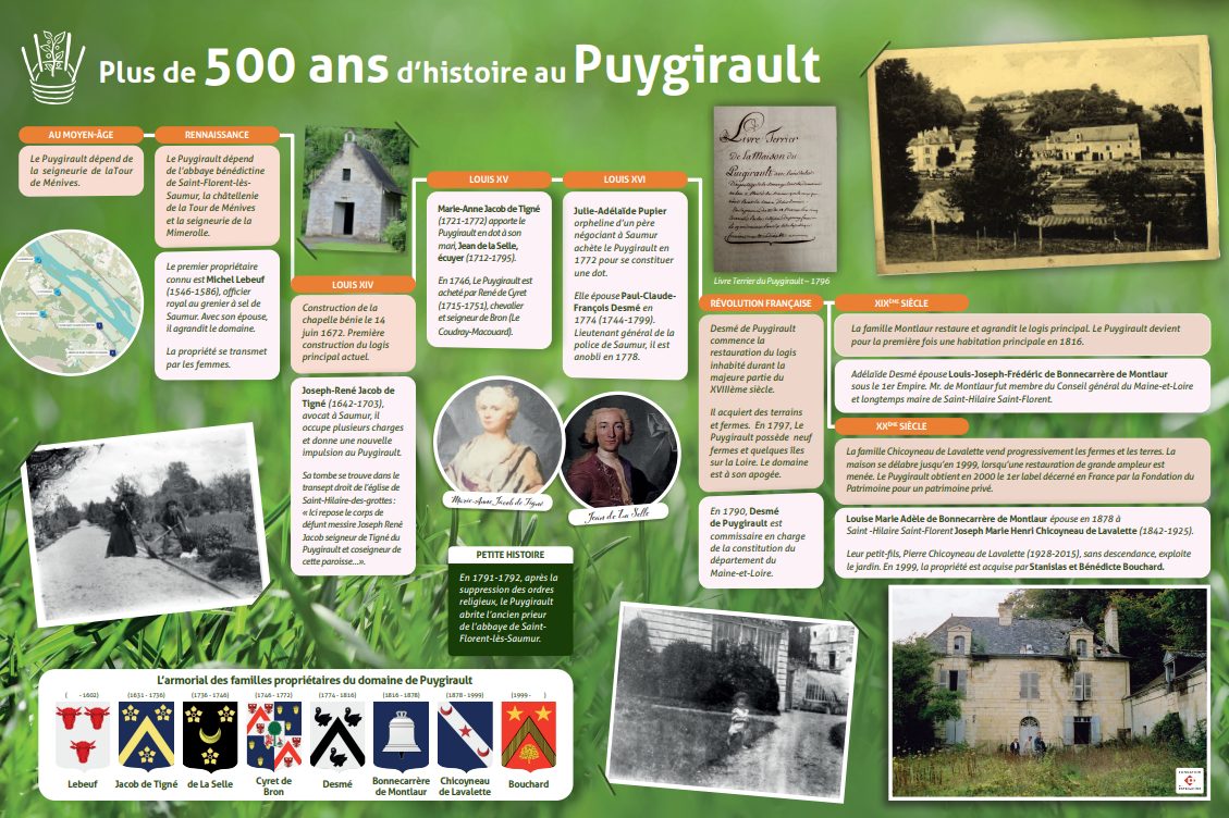 Brochure des jardins de Puygirault